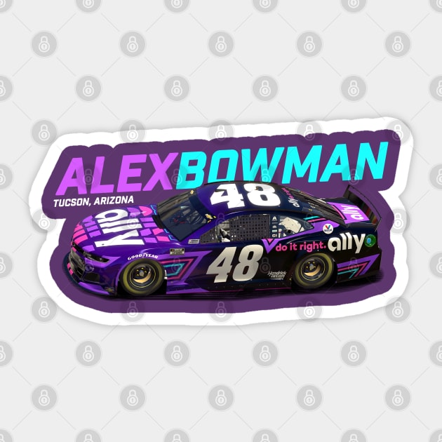 Alex Bowman 2021 Sticker by Sway Bar Designs